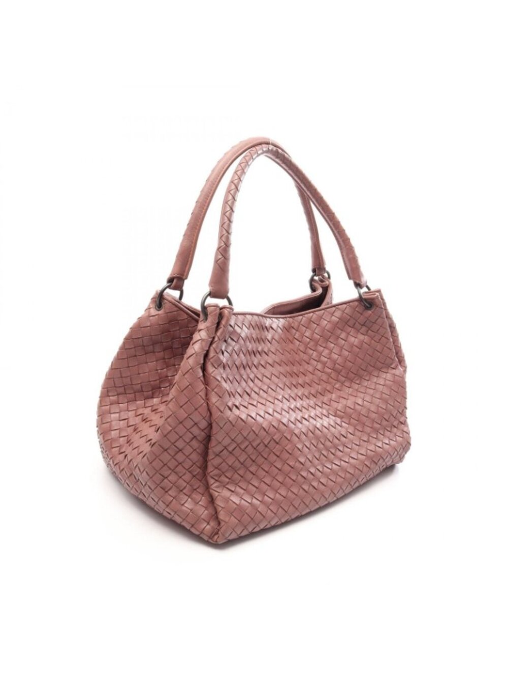 Bottega Veneta Tote Bag Intrecciato Pink Leather - Picture 2 of 12